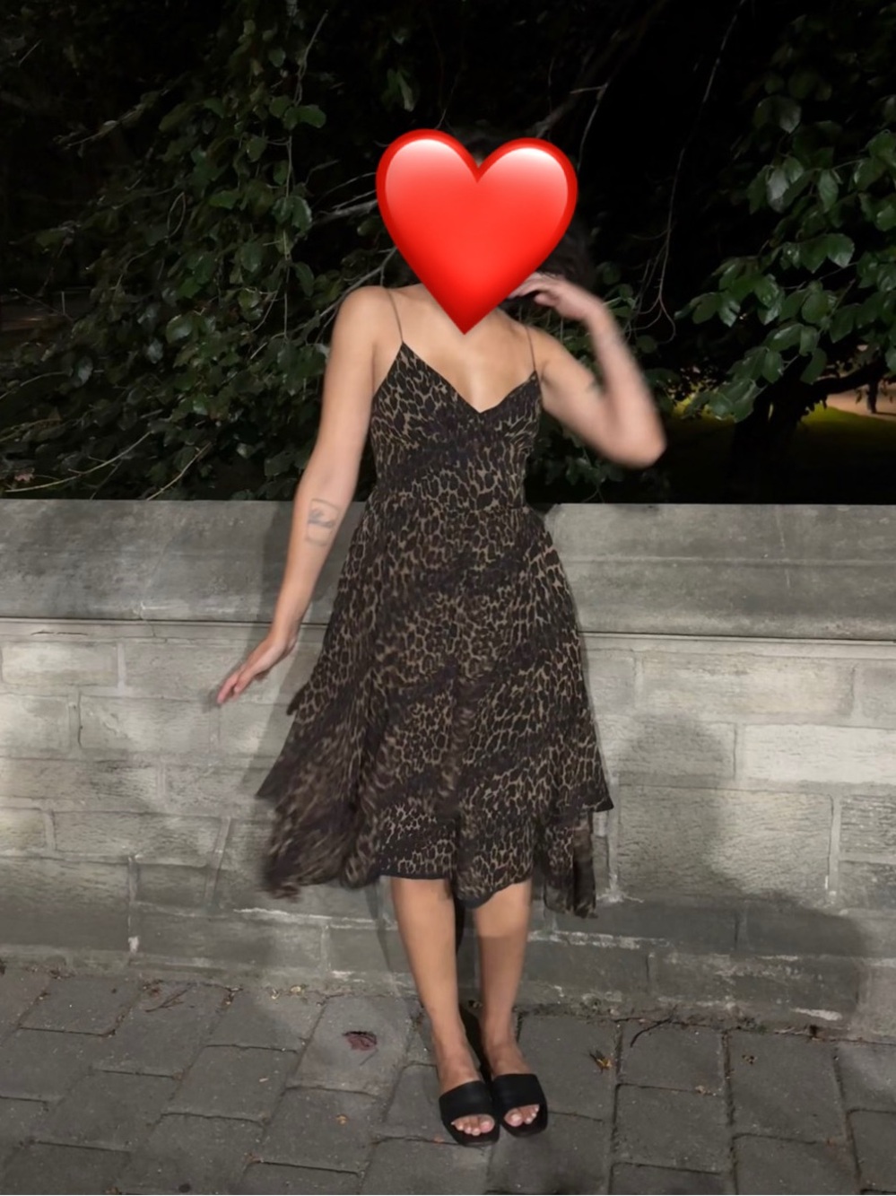 Vintage 2000s Y2K Betsey Johnson Leopard Print Dress